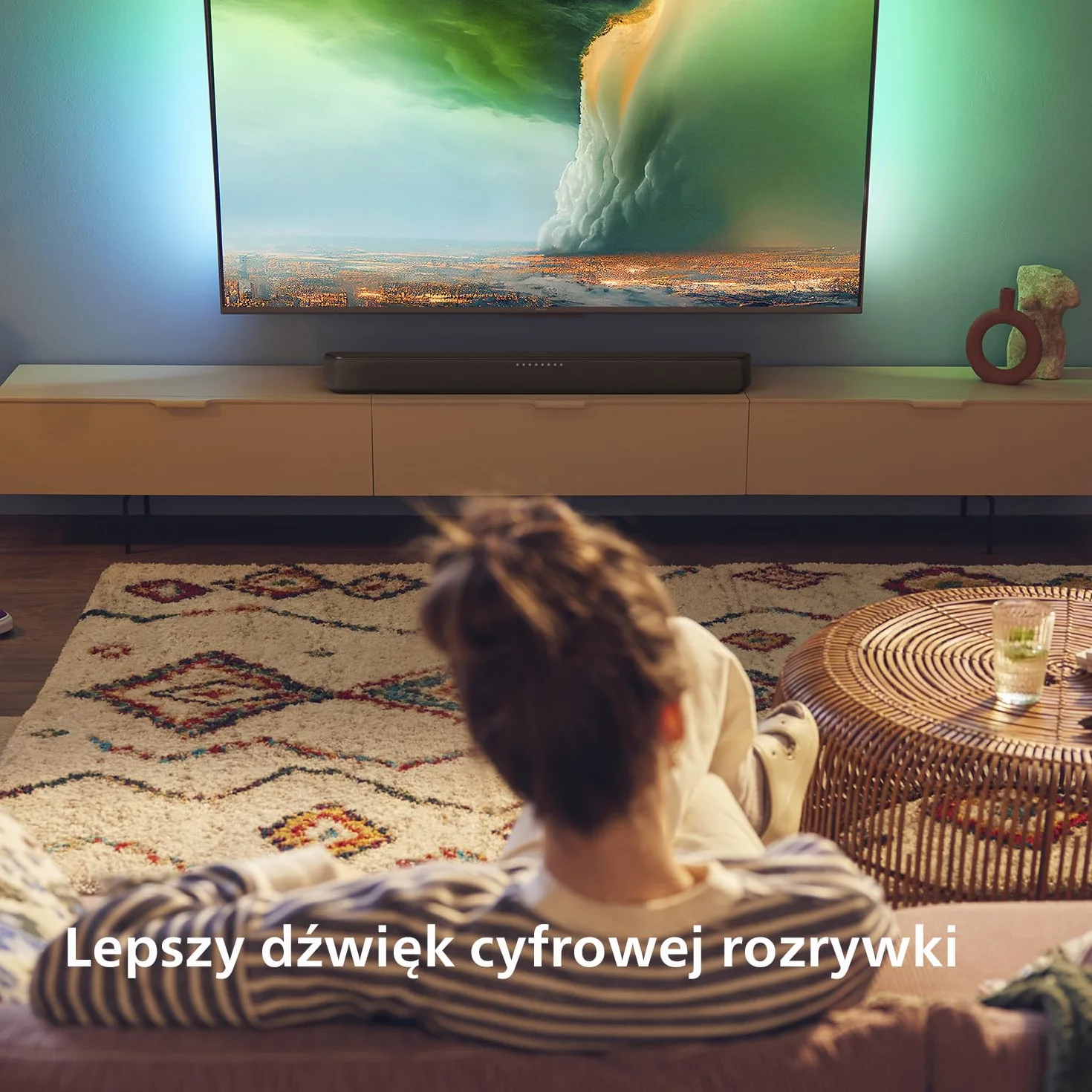 Philips TAB5109 Soundbar 2.0 120 W DTS Virtual X Bluetooth 5.4 HDMI ARC Ciemnoszary