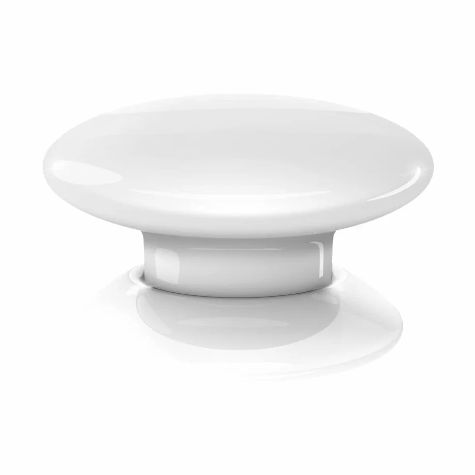 Fibaro The Button White Z-Wave Plus Scene Controller, On-Off Trigger, 3.6 V