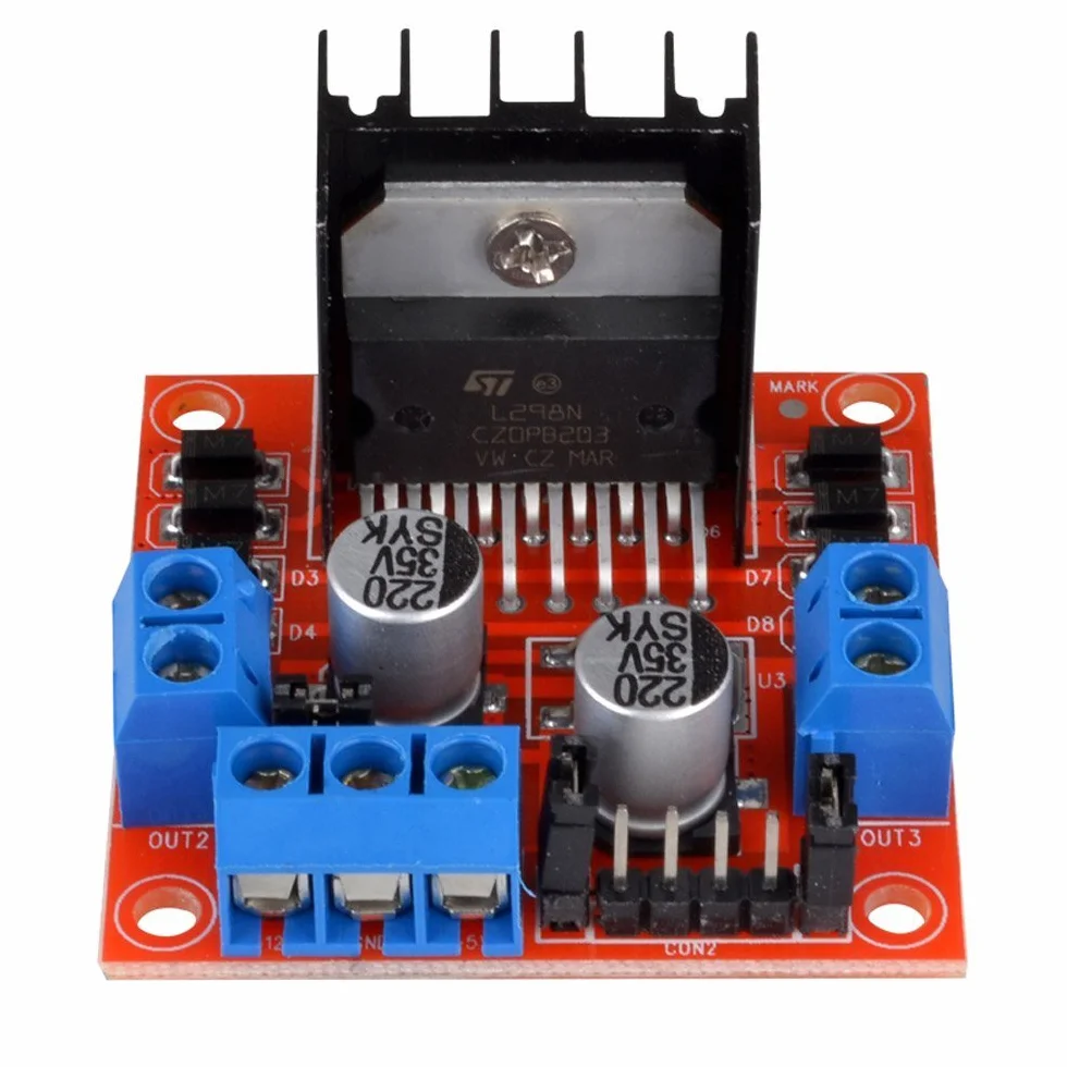 DollaTek Mini modu? sterownika nap?du silnika krokowego L298N podwójny H mostek krokowy DC do inteligentnego robota samochodowego Arduino