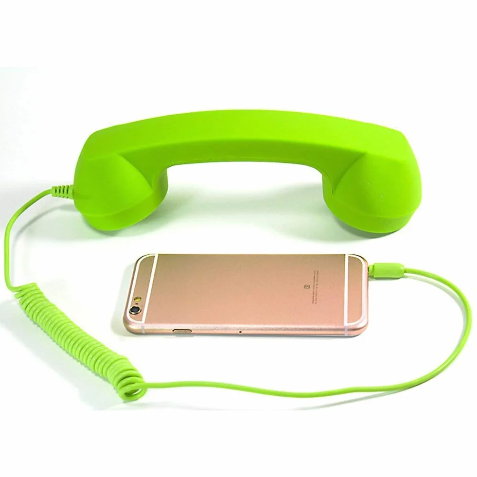 Retro przewodowe słuchawki telefoniczne antyradiacyjne zestaw do telefonu PC