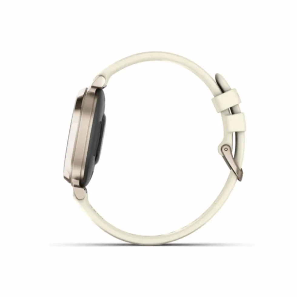 Garmin Lily 2 Smartwatch Fitness, Cream Gold/Coconut