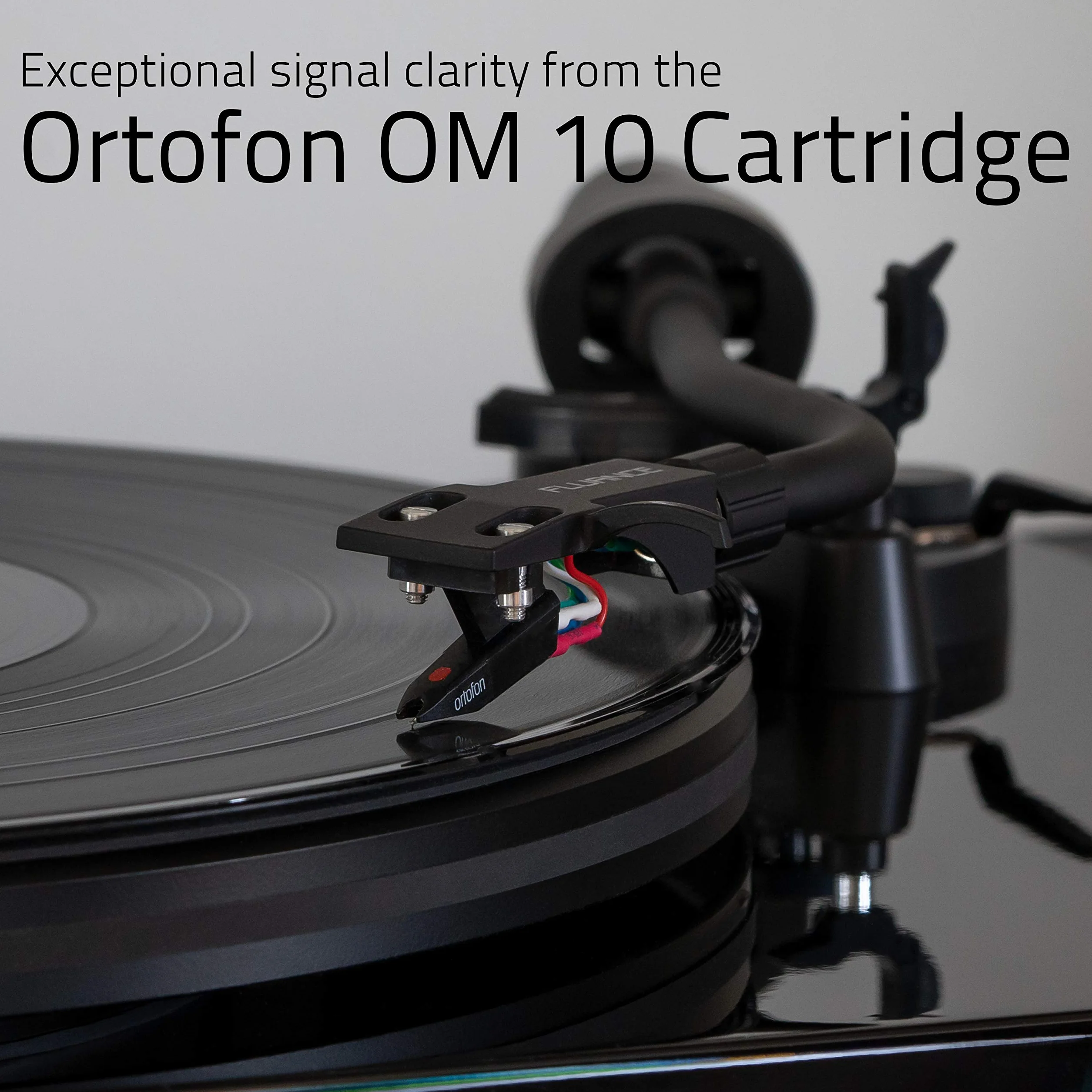 Fluance RT82 Reference High Fidelity winylowy gramofon z wkładką Ortofon OM10, czarny fortepianowy