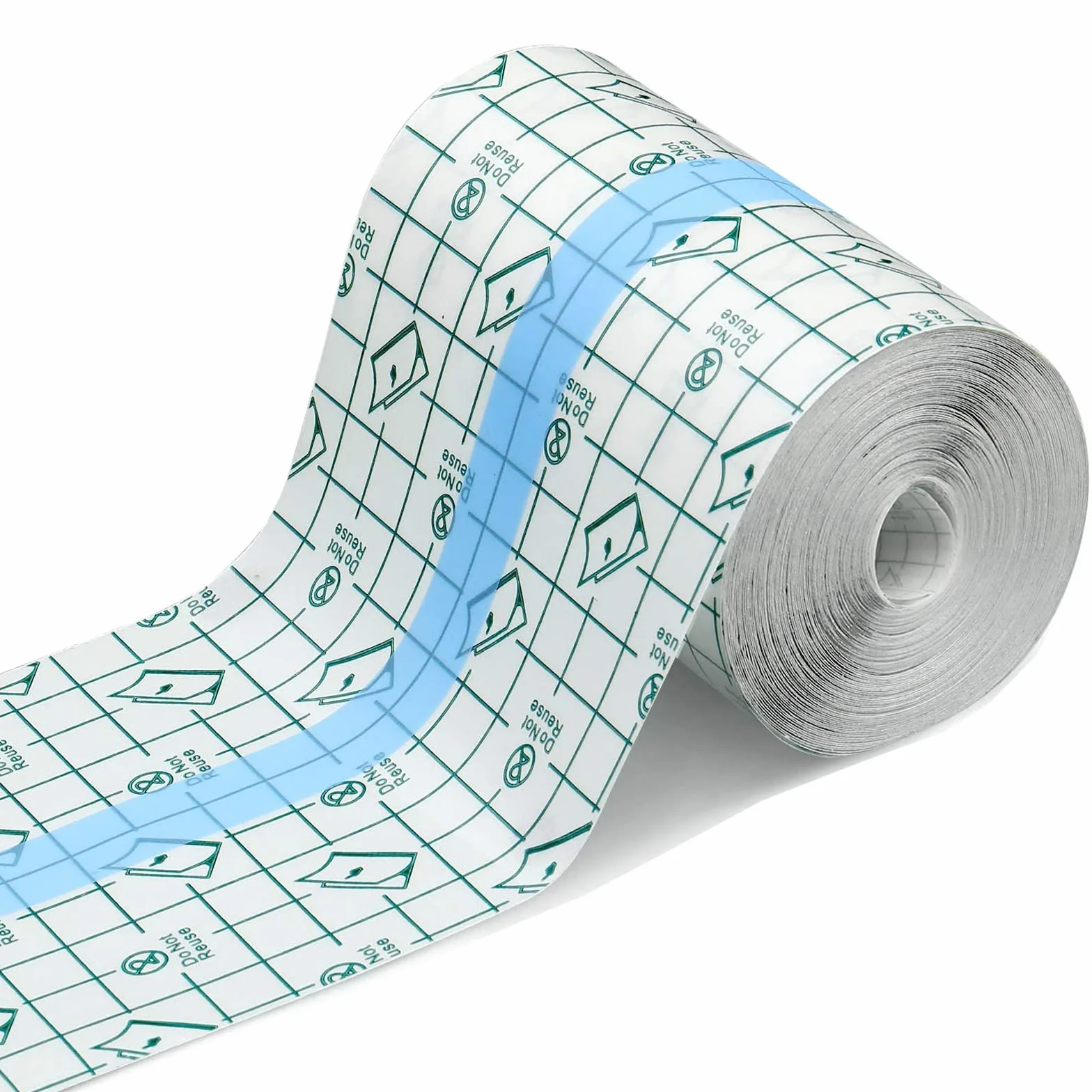 Wodoszczelny, przezroczysty bandaż, wodoodporny plaster, plaster stretc, przezroczysty plaster, rolka z włókniny na kark, plecy, ramiona, uda, kolana (15 cm x 10 m)