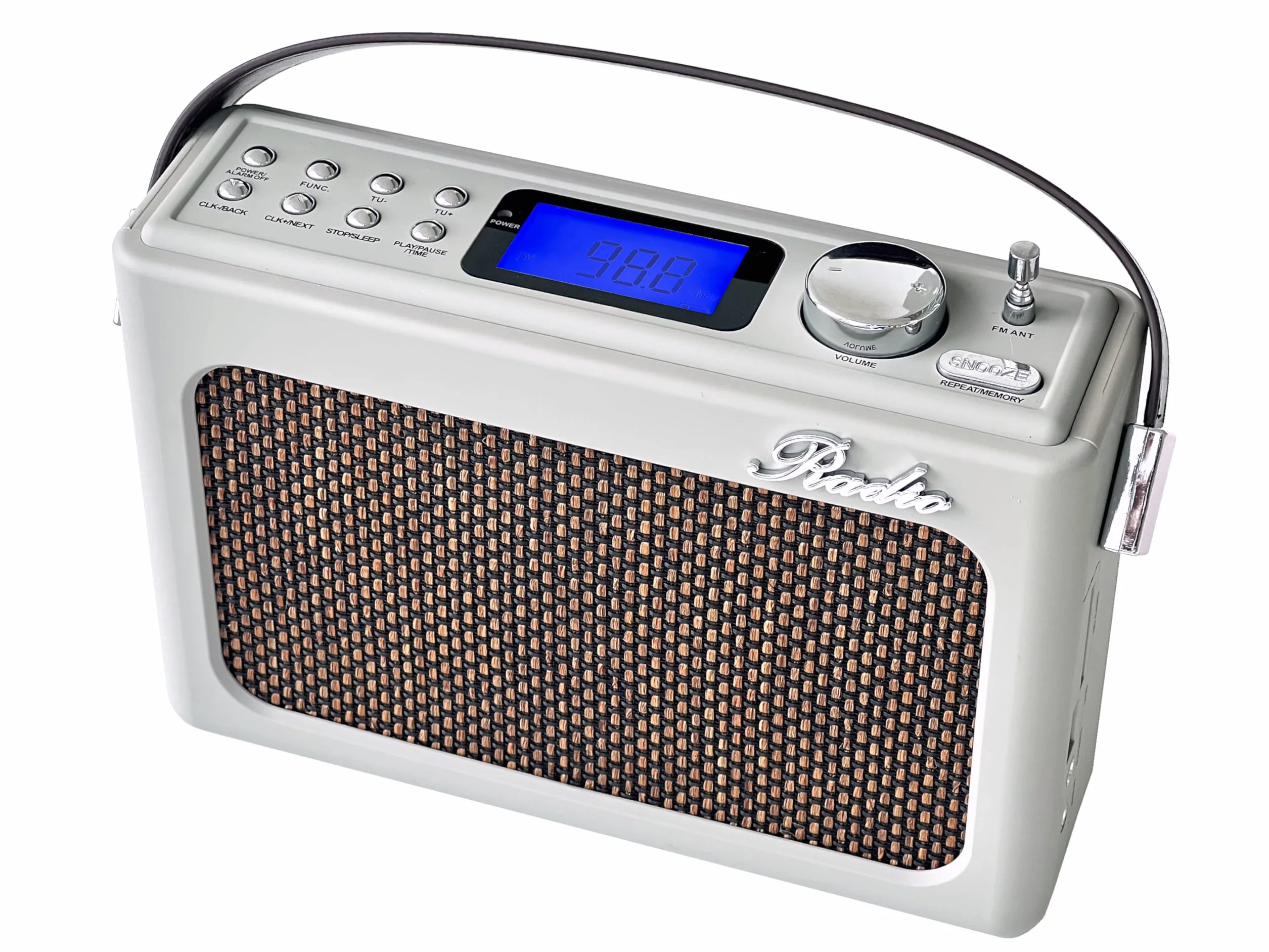 Silva Schneider Mono 1968 BT Przenośne radio retro szary