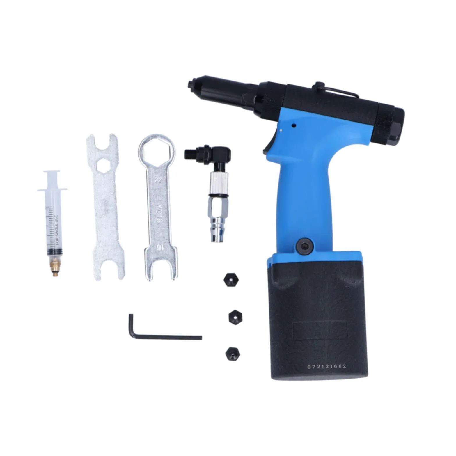 Cocoarm Nitownica Pneumatyczna Pneumatyczny Pistolet do Nitowania ze Stali Stopowej 2,4 4,8 Mm Siła Uciągu 18KN Skok 20 Mm Pneumatyczne Narzędzie do Nitowania Hydraulicznego Napraw Samochodowych