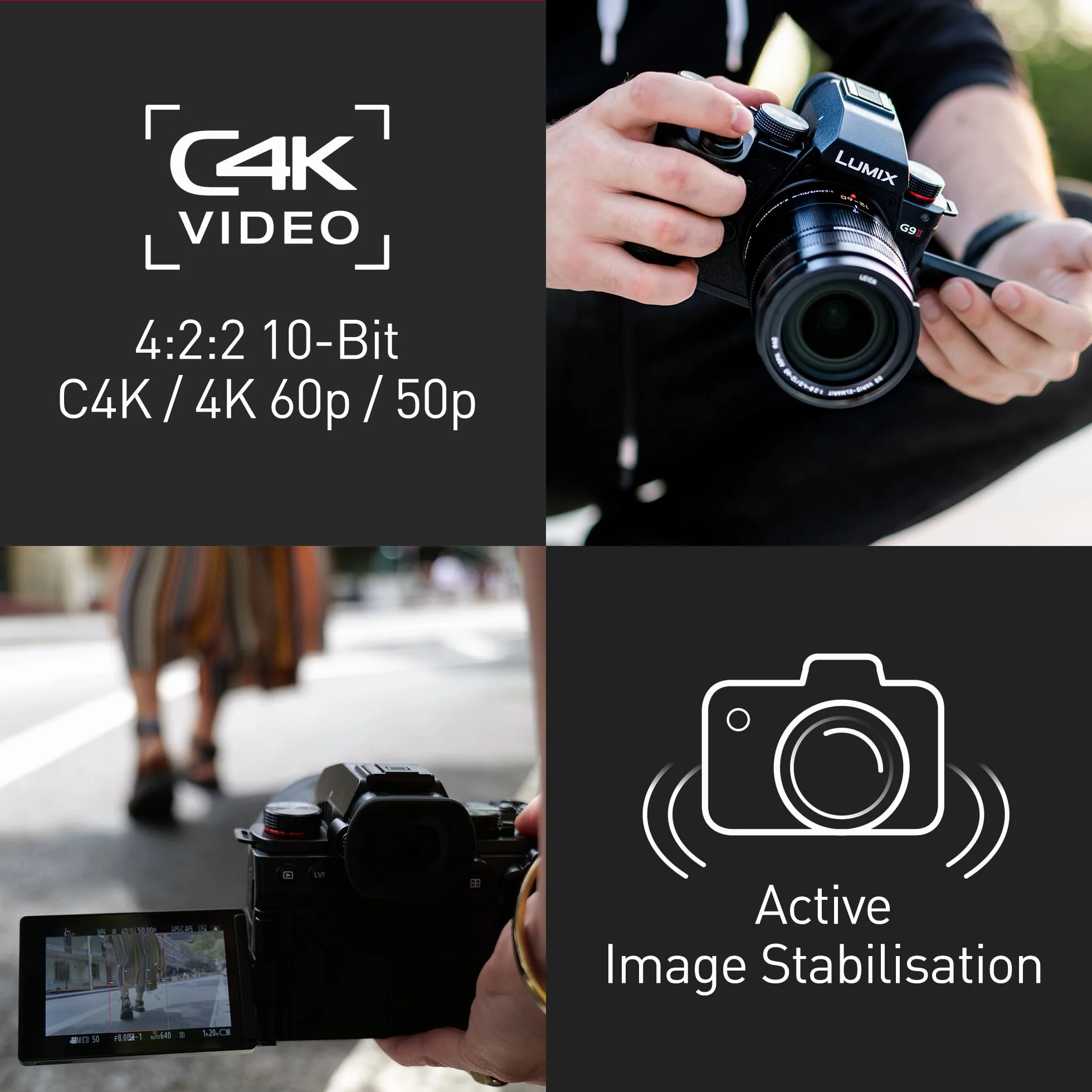 Panasonic Lumix DC-G9M2 bezlusterkowy aparat cyfrowy 25.2MP Live MOS czarny