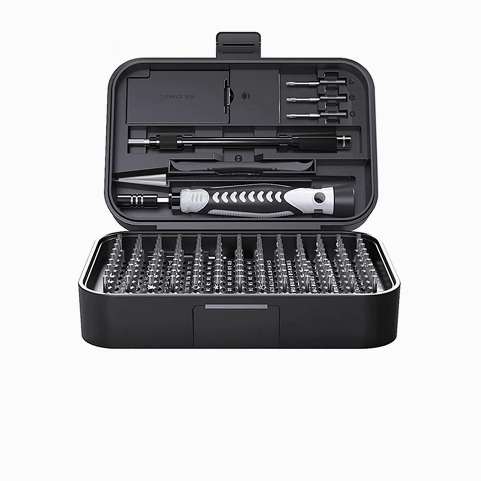 Generic Zestaw wkrętaków precyzyjnych 130/45 w 1 zestaw wkrętaków telefon komórkowy narzędzie do naprawy laptopa wkrętak magnetyczny wielofunkcyjne narzędzie kombinowane(130 Black)