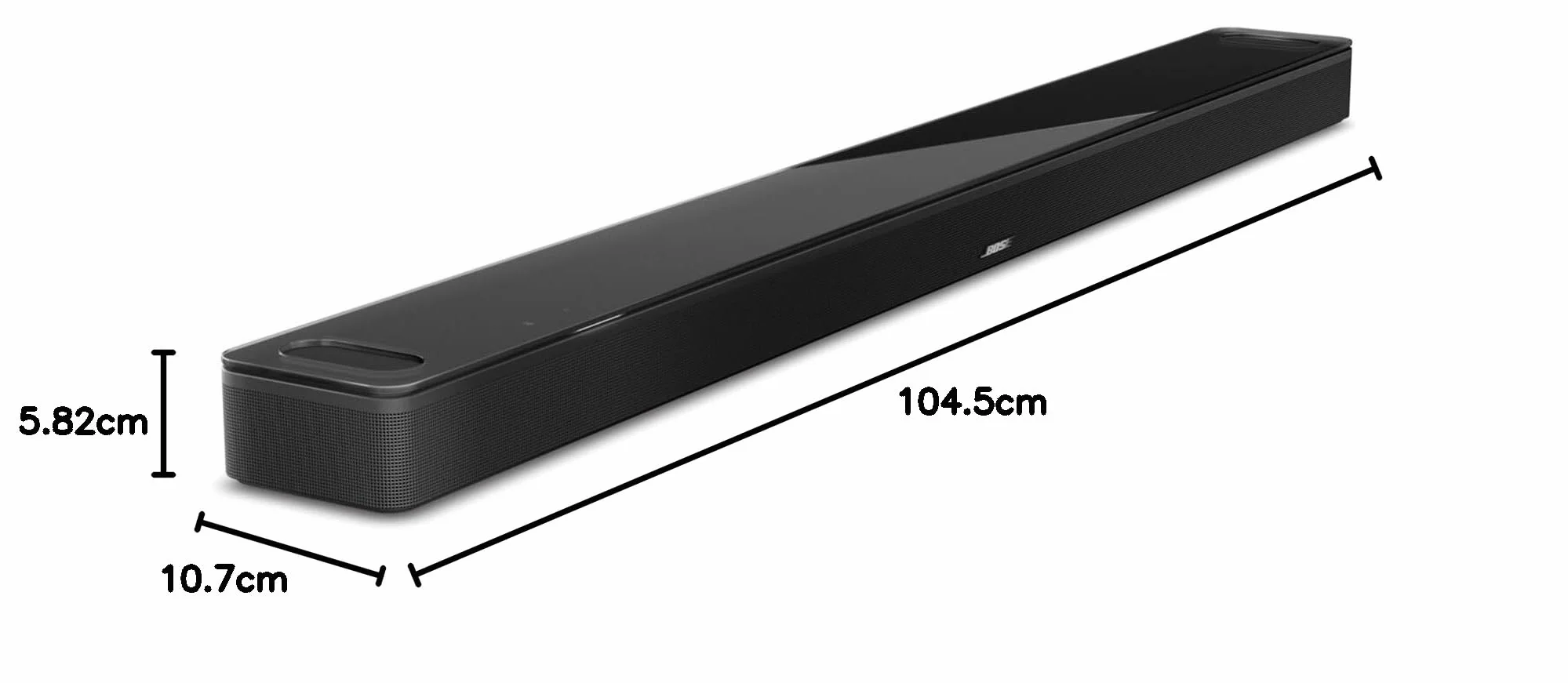 Bose Smart Ultra Soundbar, Listwa głośnikowa Dolby Atmos z Alexą i Bluetooth AI, Czarny