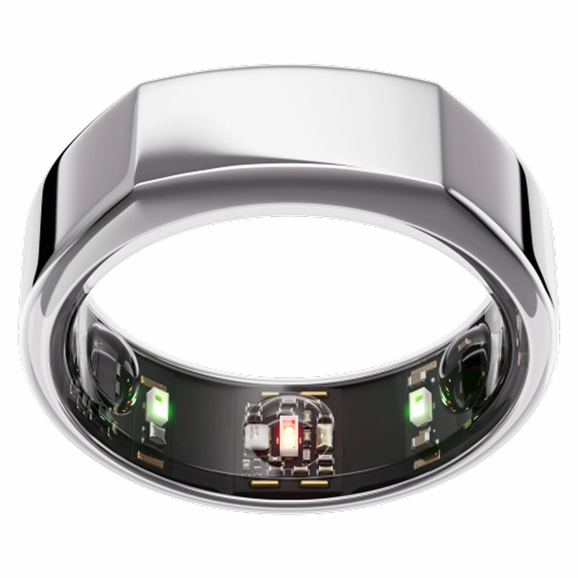 Oura Gen3 Heritage Smart Ring - Rozmiar 9, Silver | Urzadzenie do noszenia, pomiar tetna, kondycji i snu - Bateria do 7 dni - Zgodnosc z iOS/Android