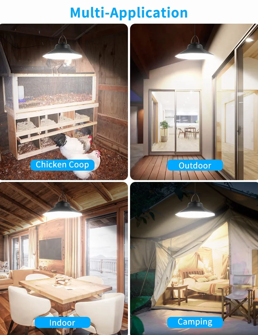Sararoom Lampa solarna do użytku na zewnątrz, wisząca, 98 LED/5 trybów pracy, solarna lampa wisząca z czujnikiem ruchu, wodoszczelność IP65, 3 kolory/pilot zdalnego sterowania, kabel 5 m, do ogrodu,