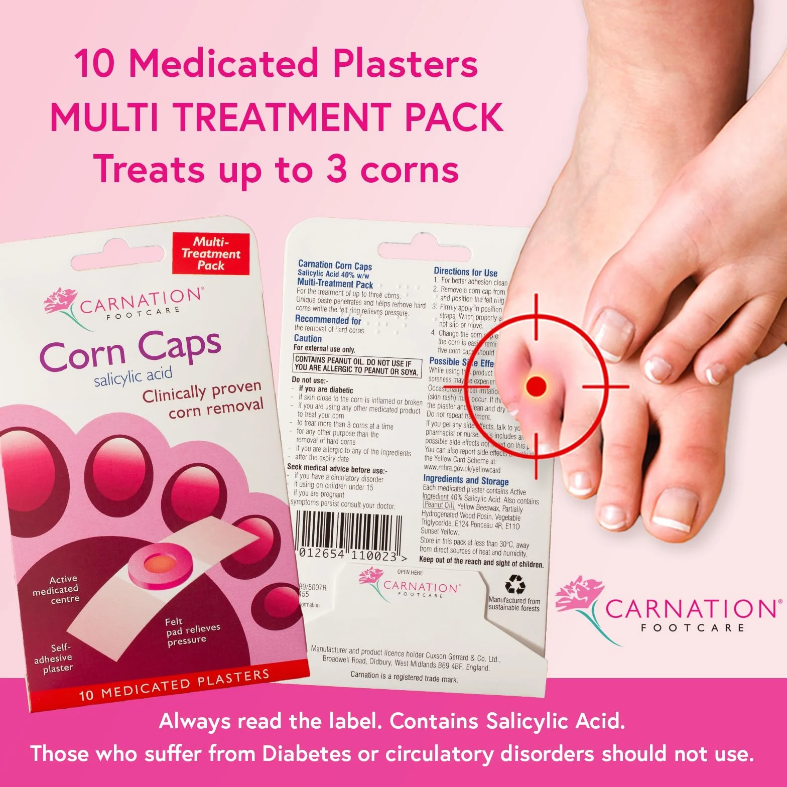 Carnation Footcare Nakładki na odciski x 10