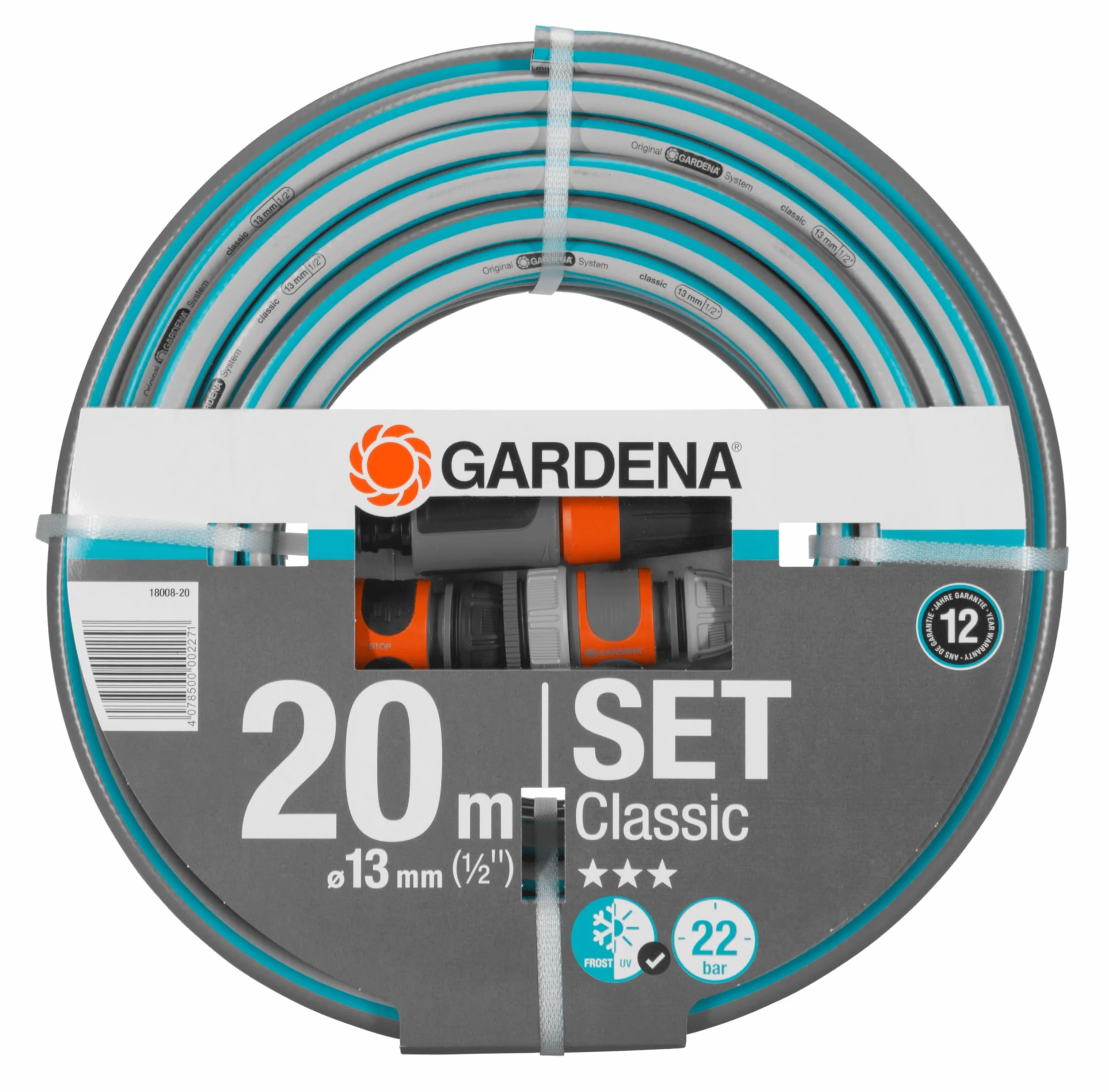 Gardena pompa ogrodowa 4100 Silent 550W 4100 l/h 3,5 m zasysanie 20 m wąż Classic