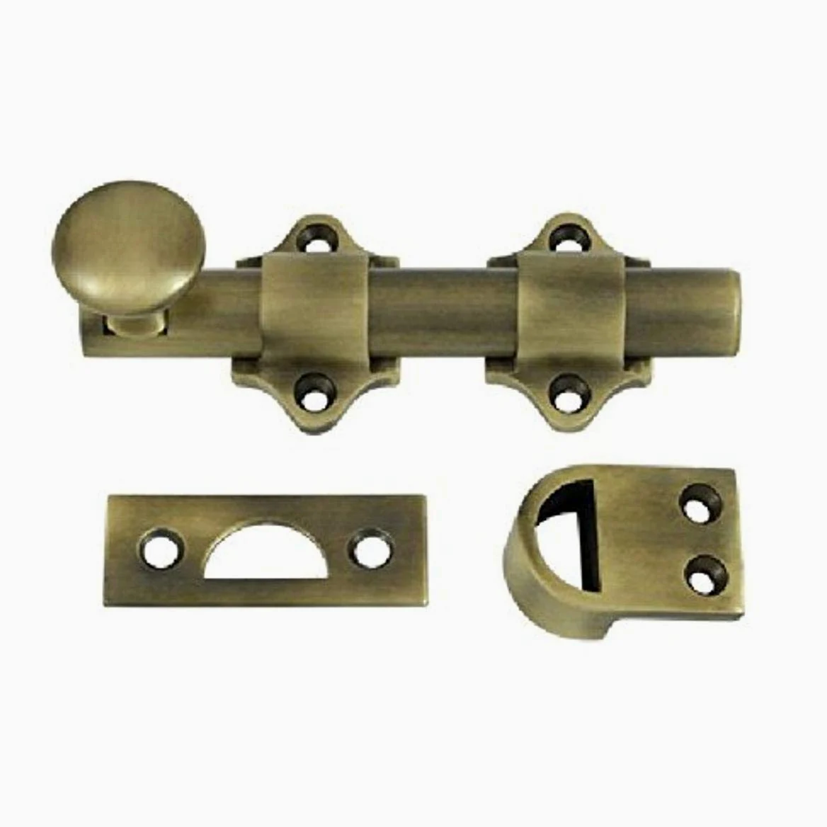 Deltana DDB425U5 HD masywny mosiądz 10 cm holenderska śruba do drzwi firmy Deltana
