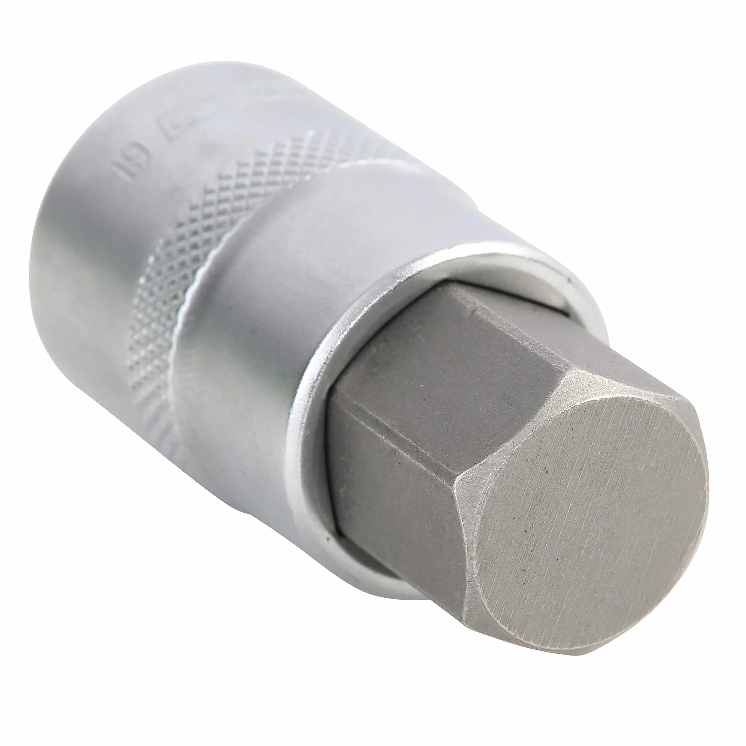 OEMTOOLS 22844 19 mm metryczne gniazdo bitowe sześciokątne, napęd 1/2, narzędzie do naprawy samochodów mechanika, trwała stal S2, ten potężny bit sześciokątny może obsługiwać duży moment obrotowy