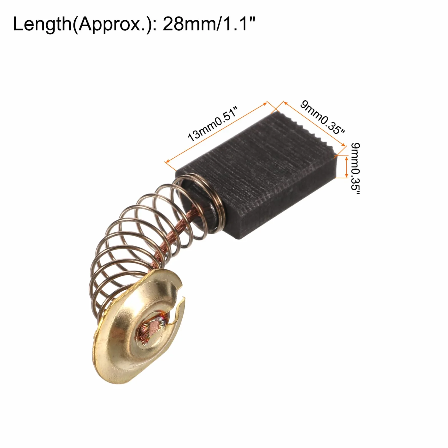 QUARKZMAN 10 sztuk CB-411 szczotka węglowa 13 x 9 x 6 mm elektronarzędzia do wiertarki elektrycznej