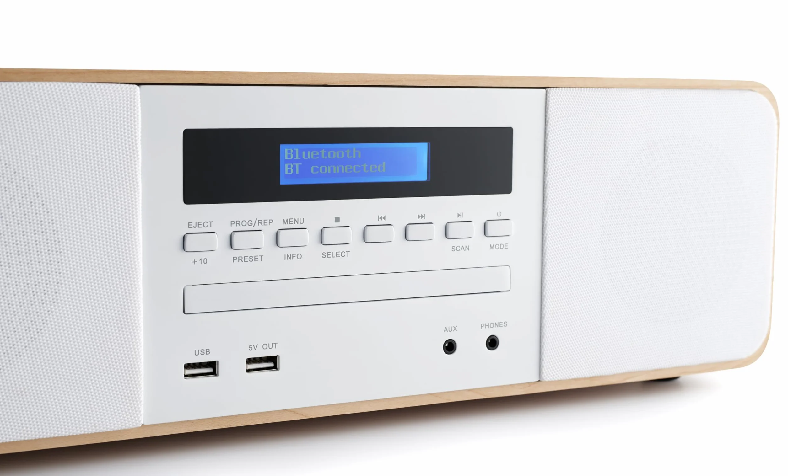 Sistema Micro Hi-Fi (Mic 2001Ibt) Cd,Mp3,Usb Dotato Di Bluetooth,Telecomando 50W