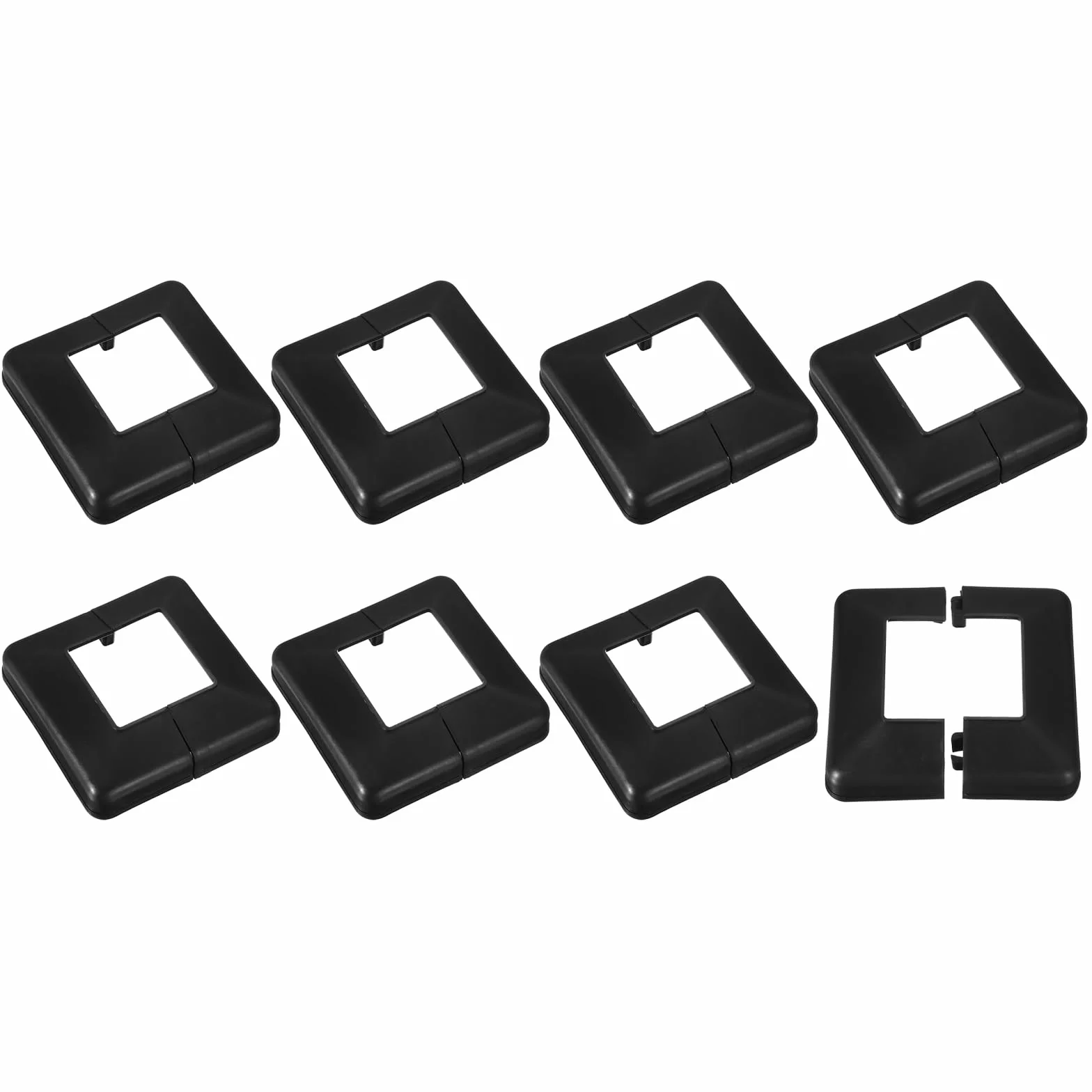 QUARKZMAN Pokrywa podstawy słupka, 8 szt. 60 x 60 mm / 2,4 x 2,4 cala / 2,4 cala x 2,4 cala / 4,7 cala x 4,7 cala / 4,7 cala x 4,7 cala (łącznie)