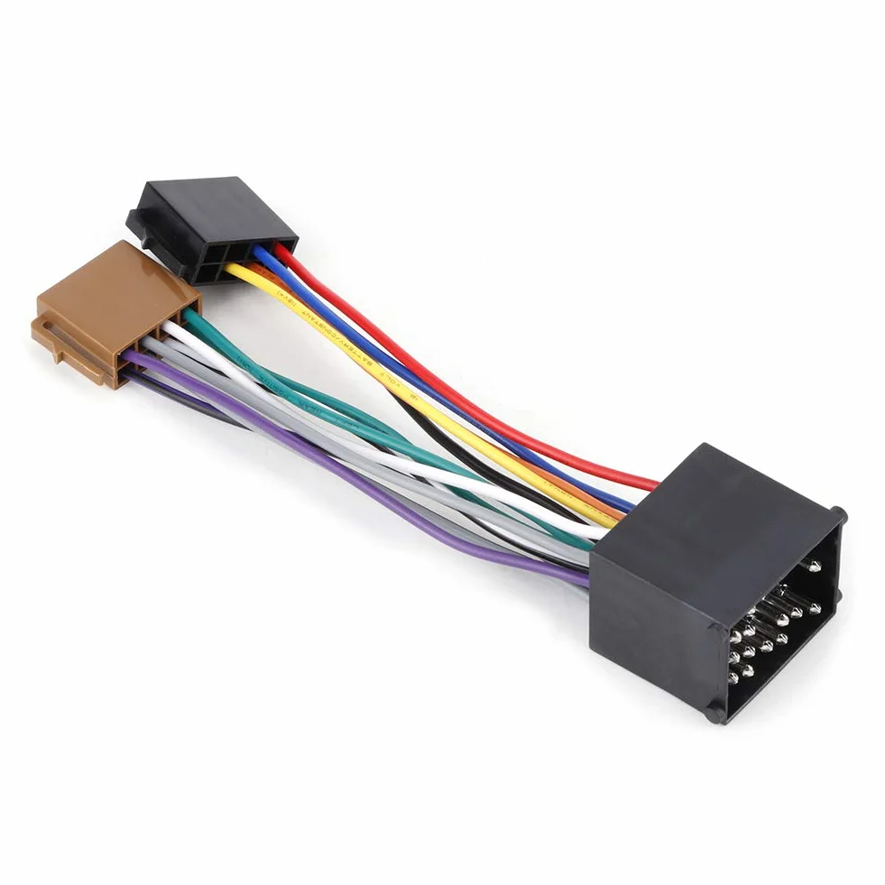 dla e36 Wiring Harness Adapter do radia samochodowego kabel wiązki przewodów stereo gniazdo ISO dla E36 E46 E39 wiązki kabiny pojazdu dla E36 E46 E39