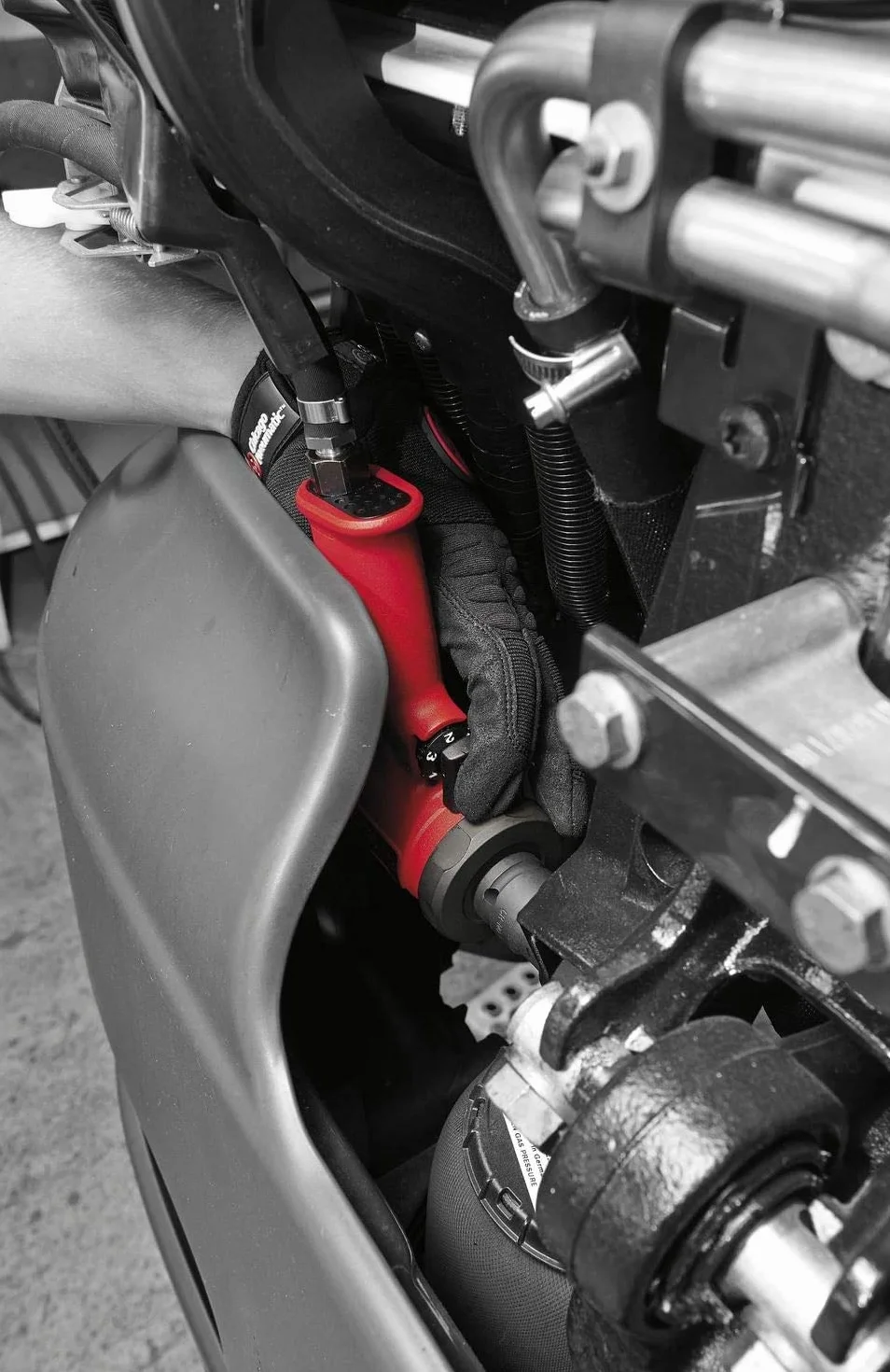 Chicago Pneumatic CP7732 Ultra Compact 1/2-calowy klucz udarowy, czerwony