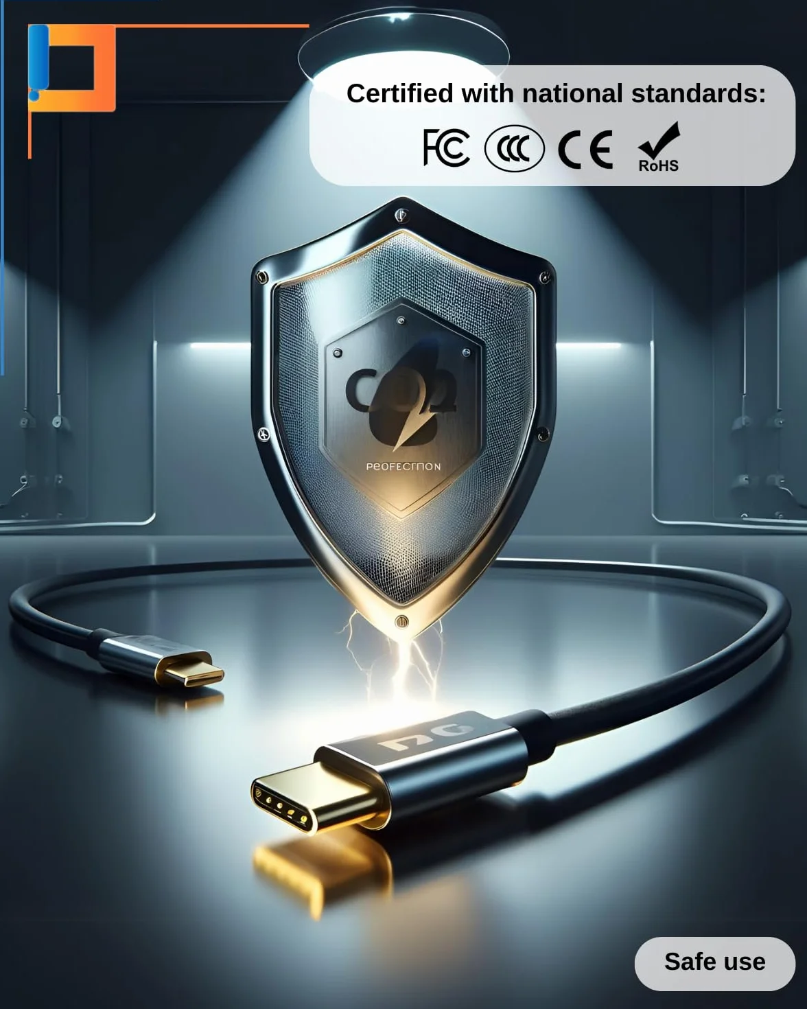 Konwerter CO2 Adapter VGA D-SUB do HDMI 2K/60Hz, Full HD 1080p, Pozłacany, Aluminium Space Gray
