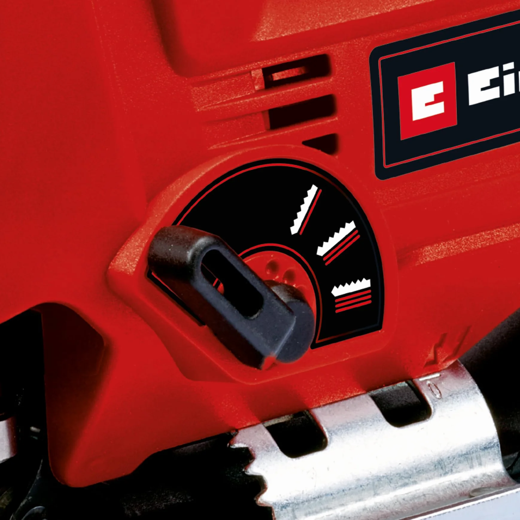 Einhell Wyrzynarka TC-JS 80/1 Kit (550 W, wysokość skoku 20 mm, funkcja skoku wahadła, głębokość cięcia 80 mm w drewnie, 10 mm w stali, 3000 obr./min, w tym 3 brzeszczoty z trzonkiem T)