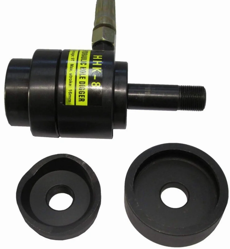 Wykrawacz hydrauliczny, dziurkacz do blachy (9T/Ø16-51 mm) (K-8-A)