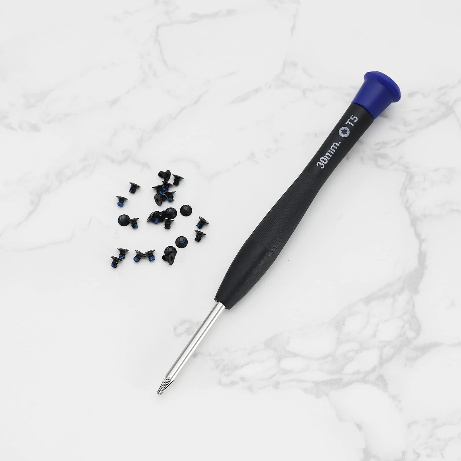 ECSiNG 20 szt. M2x3 Torx T5 śruby do dolnej obudowy laptopa ze śrubokrętem T5 Torx kompatybilne z Razer STEALTH 13,3 cala ostrze 15-calowe komponenty komputerowe ze stopu