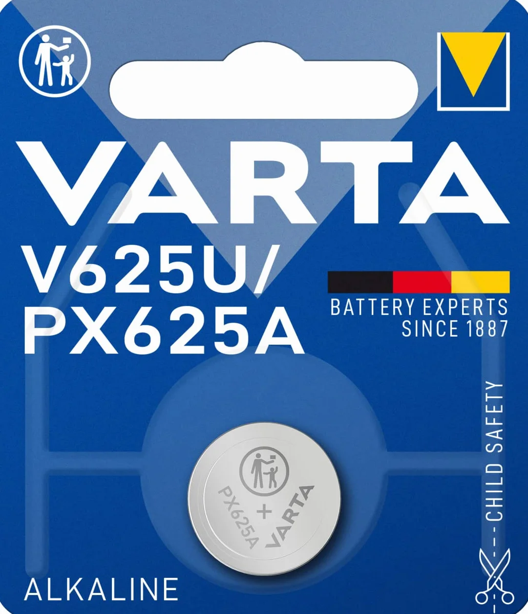 VARTA Electronics V625U litowe baterie guzikowe LR9, 1 szt. w opakowaniu typu blister