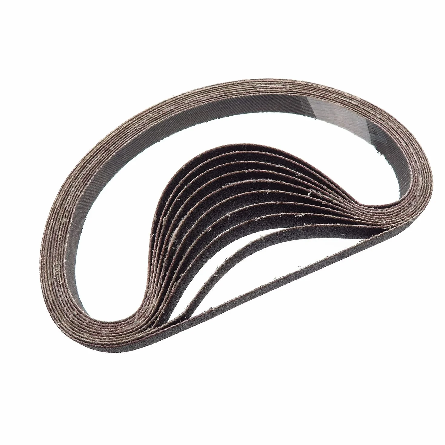 Paski szlifierskie, 15 szt., 330 x 10 mm, ścierny pasek ścierny, taśmy ścierne, ziarnistość 60-240, do szlifierki taśmowej, narzędzie ścierne, polerowanie drewna, metalu (P80)