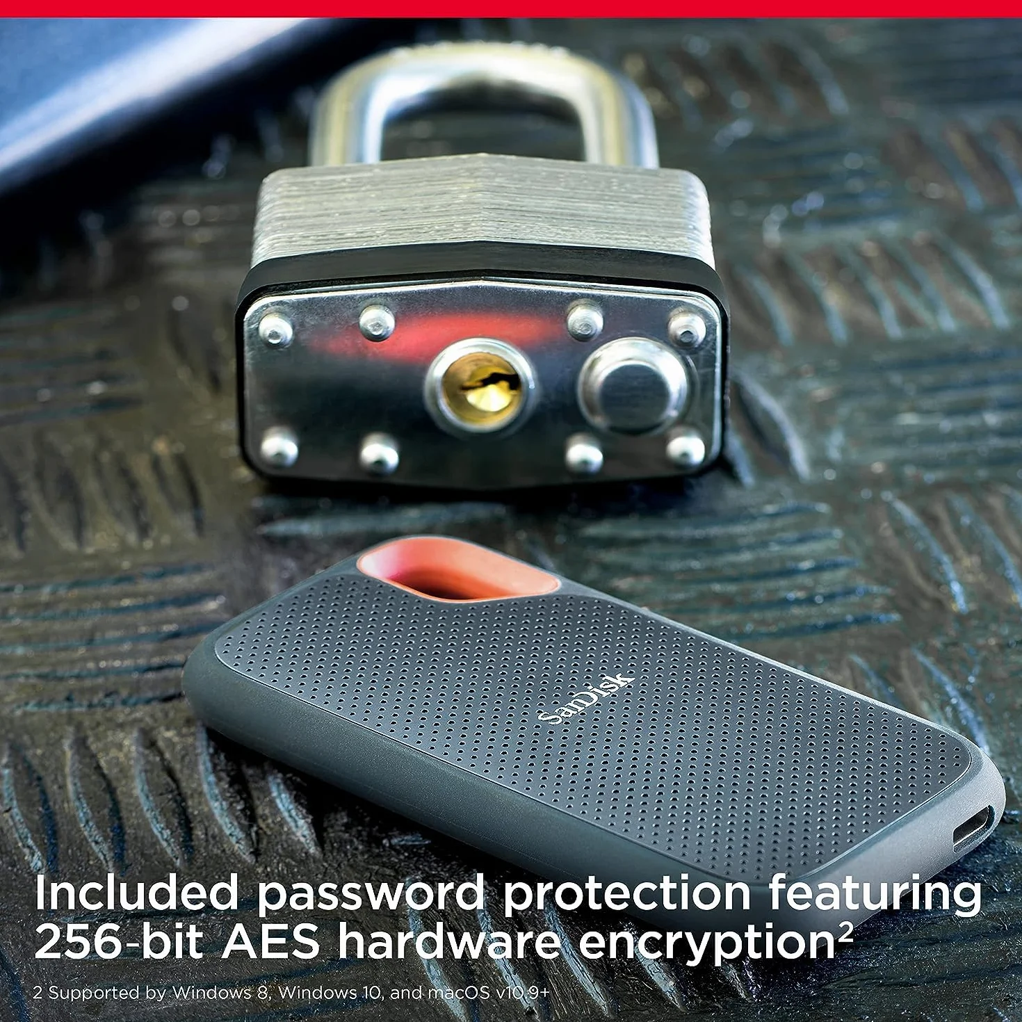 Sandisk Extreme SDSSDE61-2T00-G25 Dysk SSD 2 TB Granatowy/Czerwony
