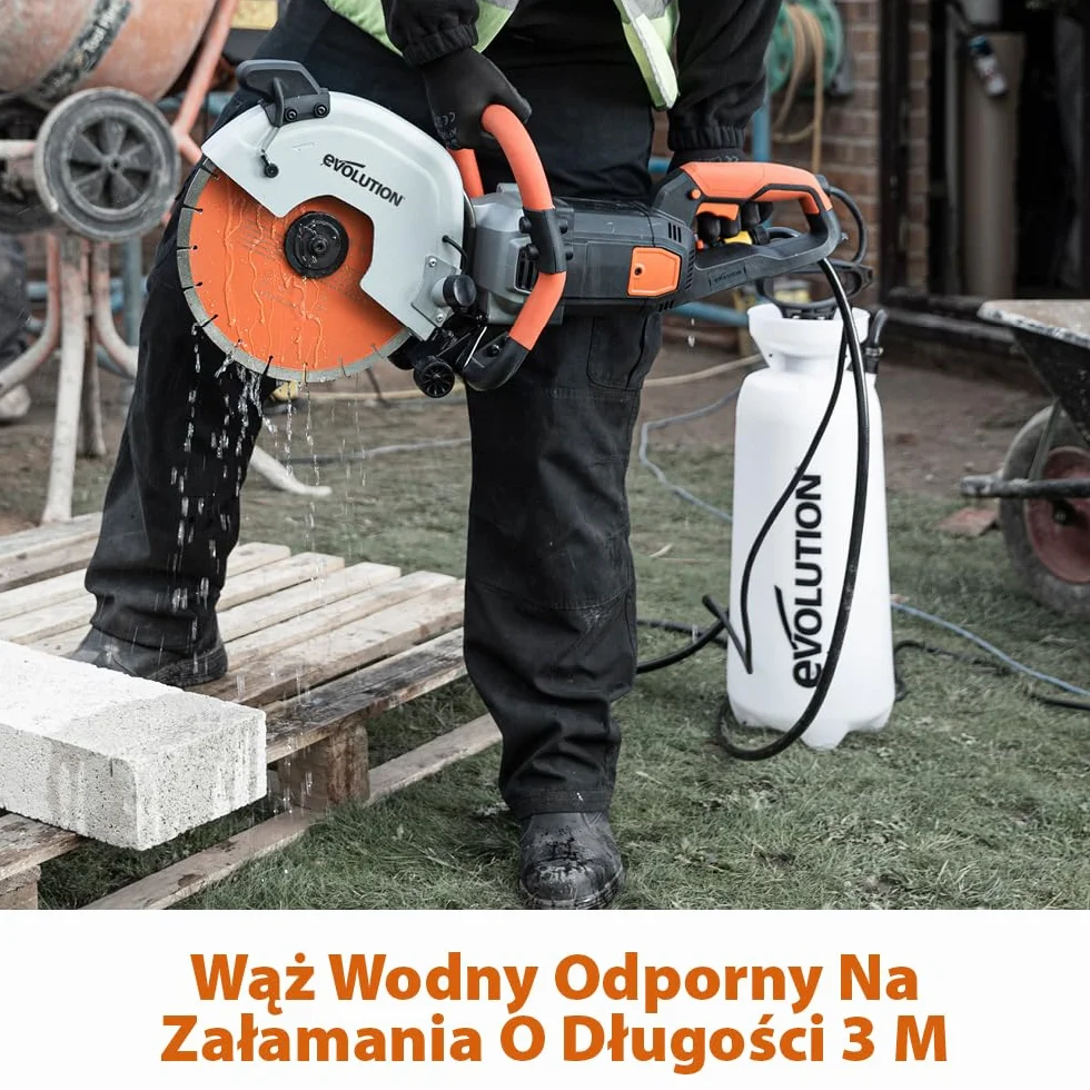 Evolution Power Tools 012-0011 nóż tarczowy pompka nożna butelka na wodę