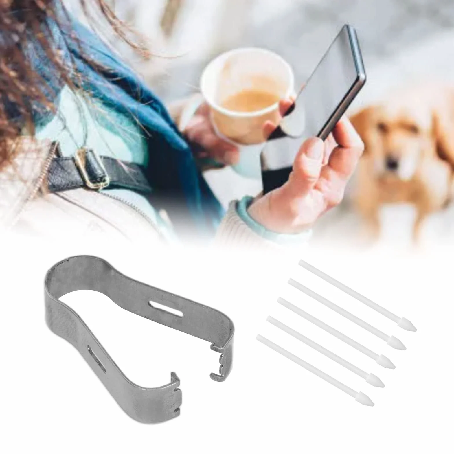 Touch Stylus wymienne końcówki rysika do Tab S6 S7 S7+ S6 Lite Note10 Note biały