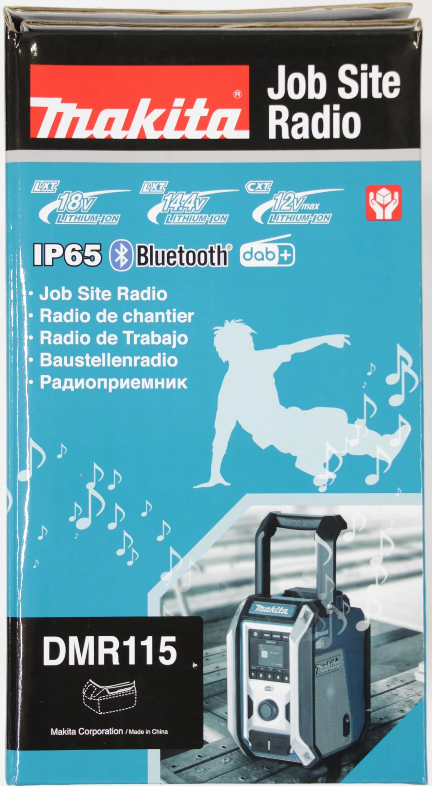 Makita Radio Budowlane, Niebieski/Czarny, AM/FM/DAB+