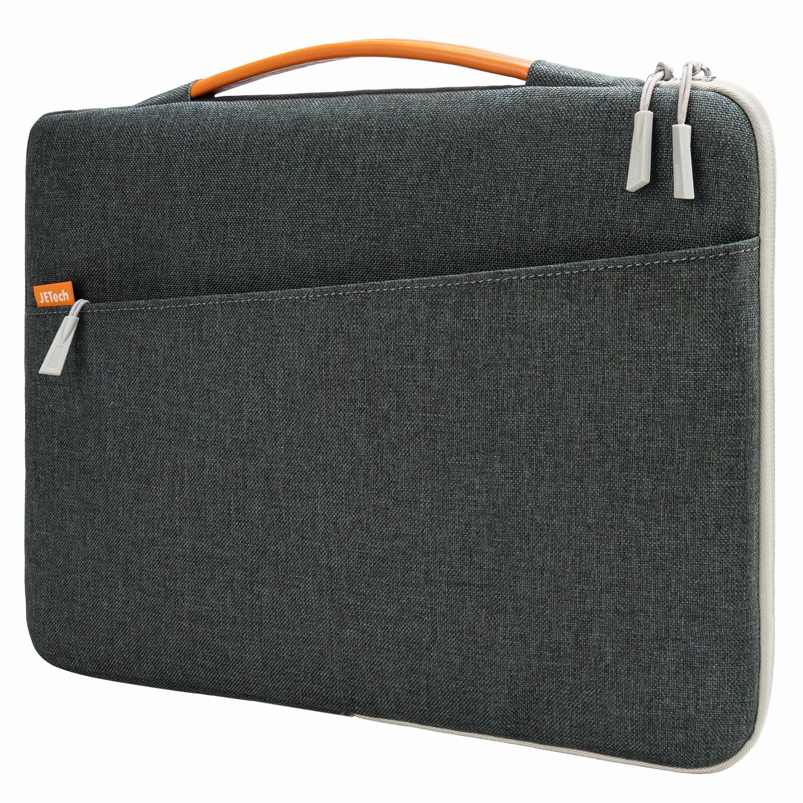 JETech Pokrowiec na Laptopa dla MacBook Neo (A18 Pro), 13-14 Cala MacBook Air/Pro (M1-M5, 2020-2026), 13-13,6 Cala Notebook, Wodoodporny Torba Etui z Uchwytem (Ciemnoszary)