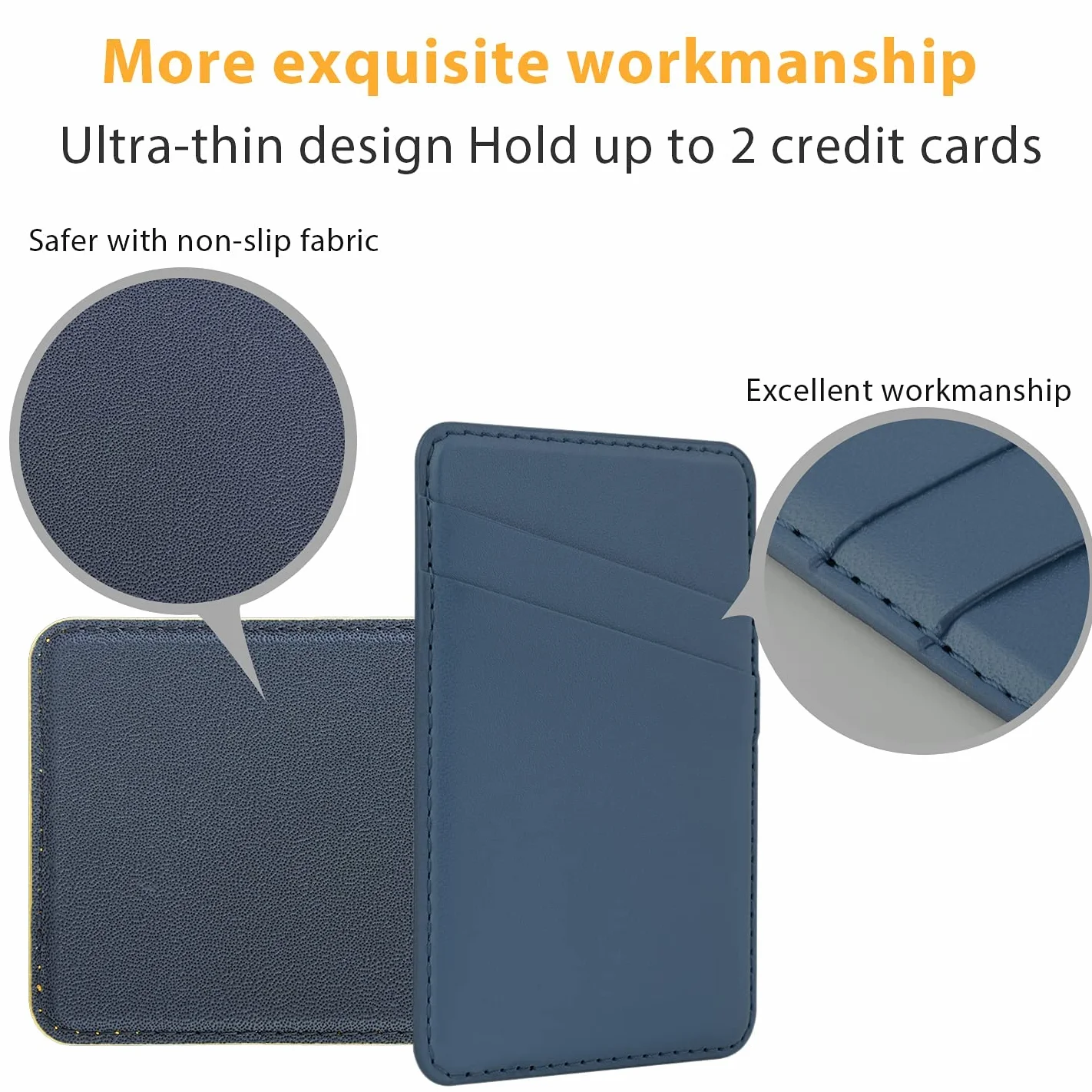 Magnetic Wallet etui kompatybilne z iPhone 16 15 14 13 12 Pro Max Plus Pro Mini Mag-Safe Wallet, Skórzane etui na karty kredytowe, portfel do iPhone, pasuje do 2 kart, magnetyczny uchwyt na karty