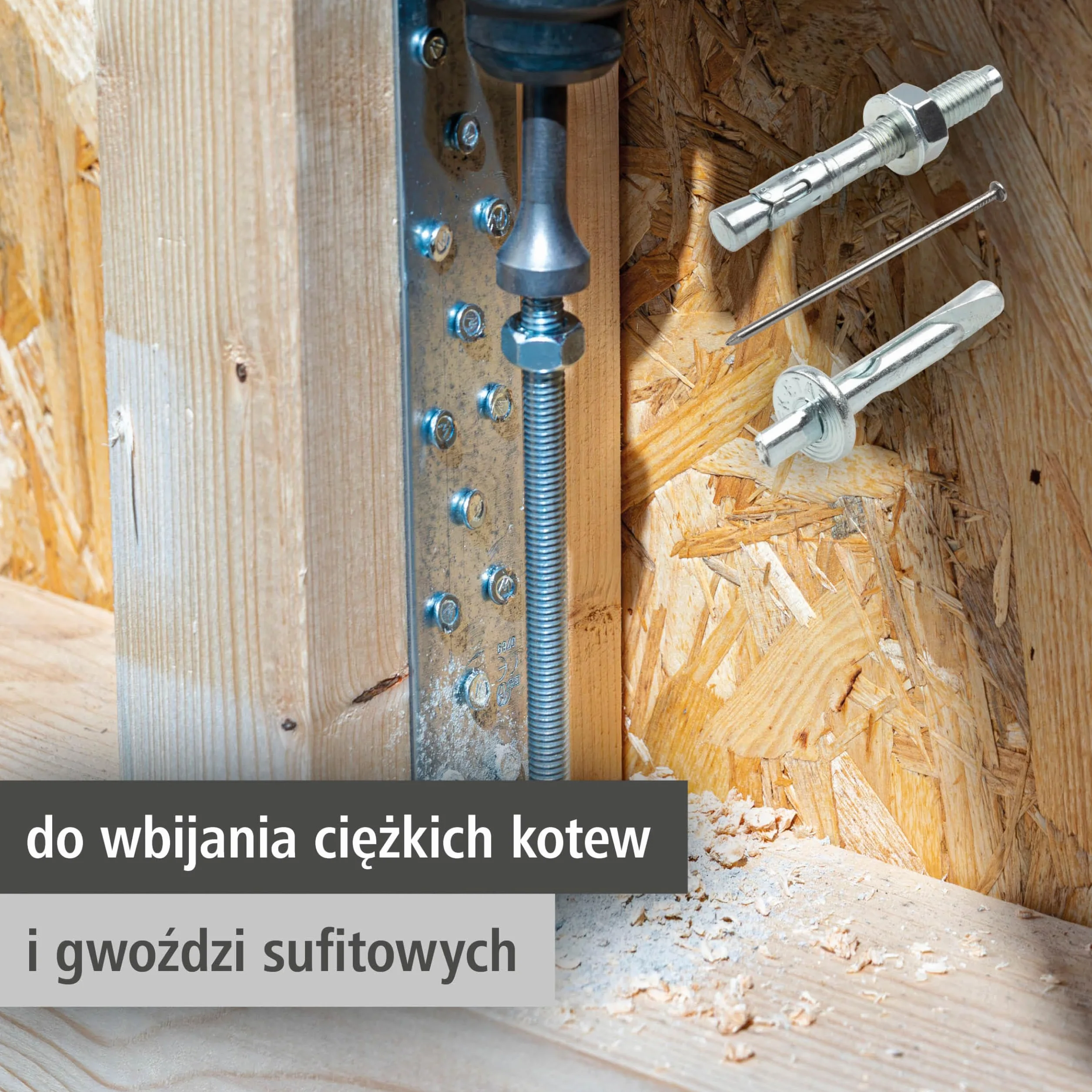Narzędzie udarowe, SDS-plus - 4064000 - uniwersalne narzędzie do wbijania młotów udarowych