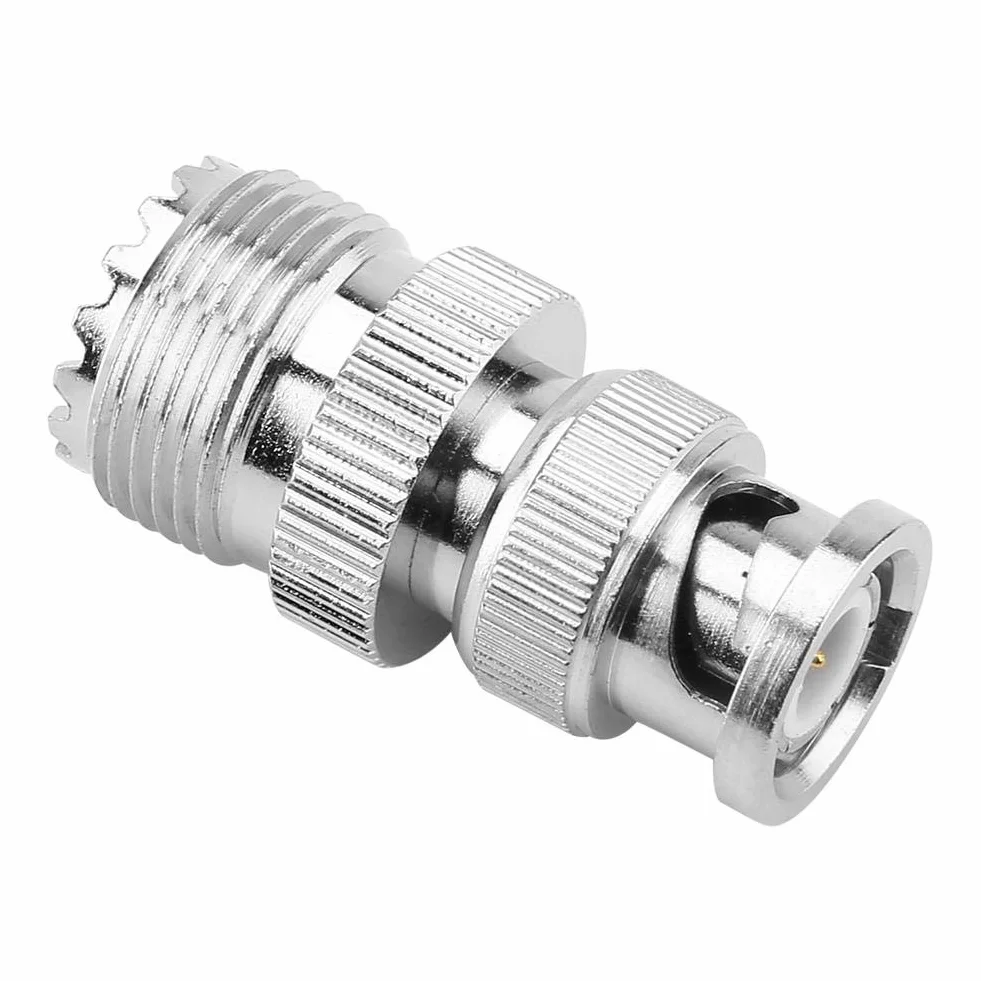 BNC Koncentryczny Adapter Wtyk Męski do UHF SO239 PL259 Żeńskie Gniazdo RF
