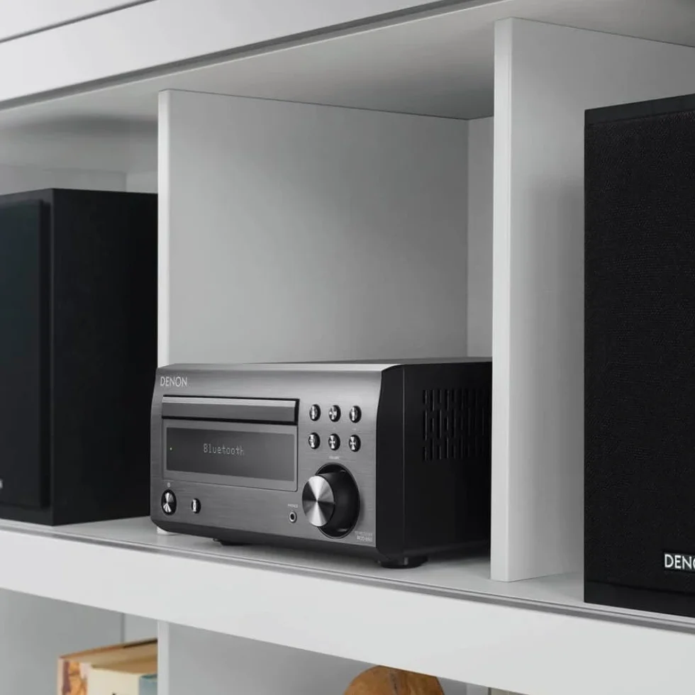 Denon D-M41DAB Kompaktowy Zestaw Stereo, Czarny