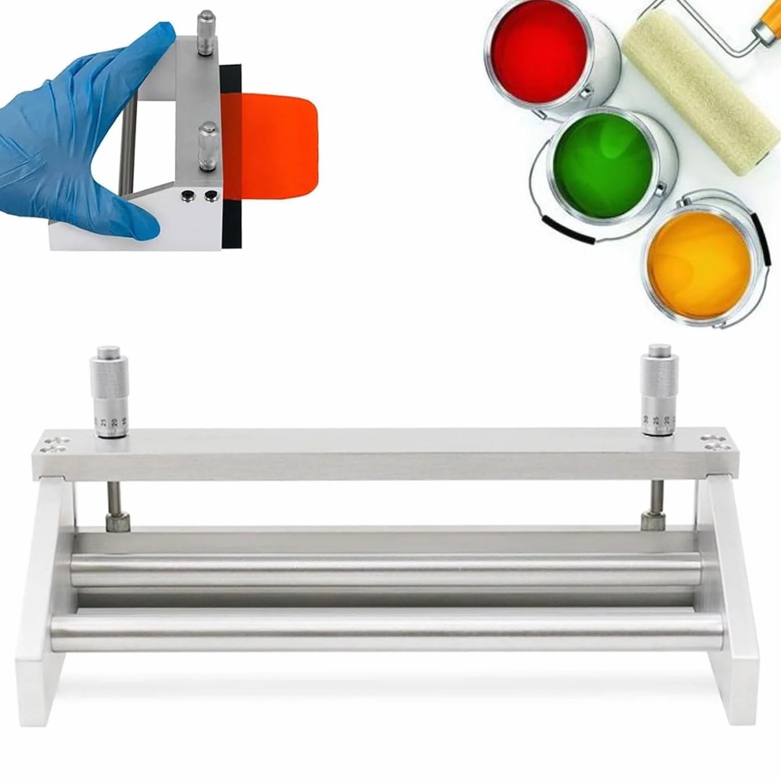 Lab Regulowany aplikator folii, 0-3500μm Precision Doctor Blade, urządzenie do przygotowania folii na mokro do powlekania, 50-300 mm Szerokość, magnetyczna podstawa ssąca do laboratorium