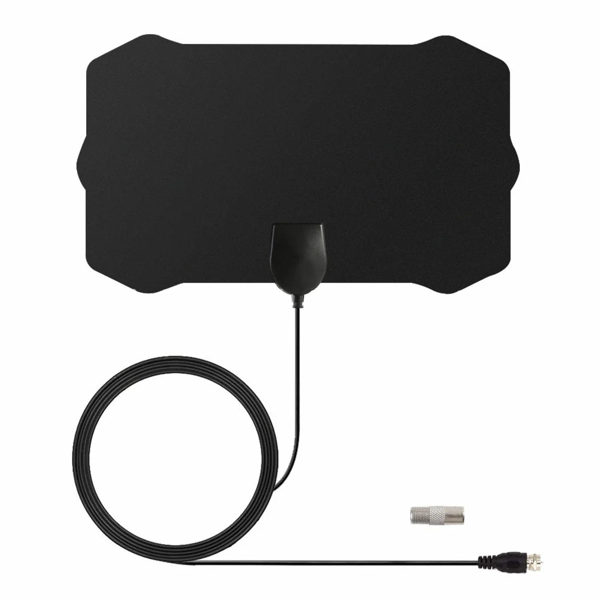 DollaTek Mini antena telewizyjna cyfrowa 50-milowy wzmacniacz sygnału kompatybilny z F-TV, antena wewnętrzna HDTV 4K ATSC