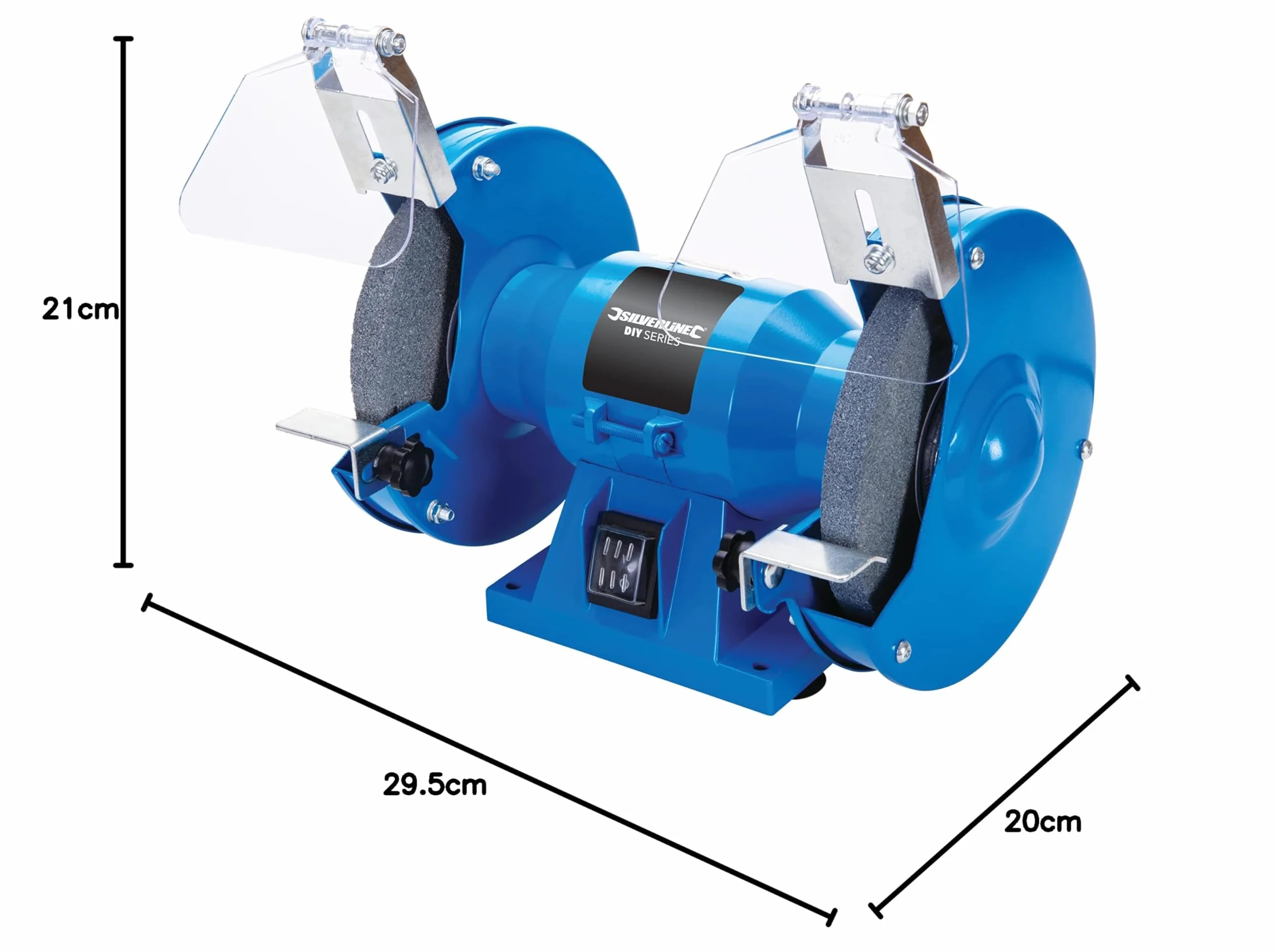 Silverline 263511 szlifierka podwójna dla majsterkowiczów, 150 W