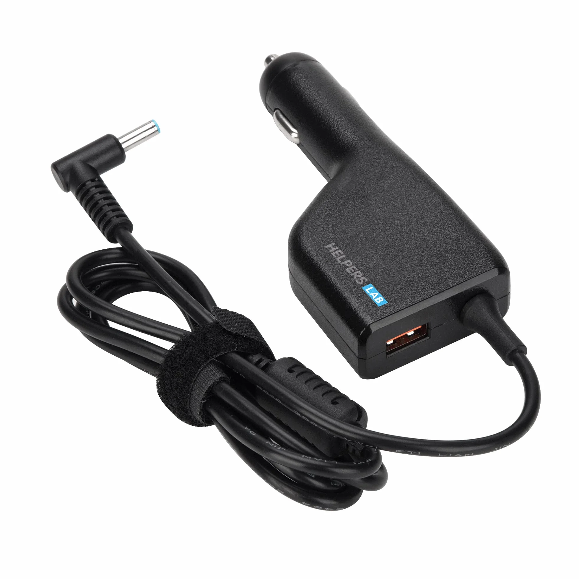 HELPER 19,5 V 4,62 A Ładowarka samochodowa do HP Laptop Envy4 Envy6 EliteBook TouchSmart Folio Pavilion Stream Spectre Zbook chromebook 90 W 65 W 45 W Niebieskie złącze