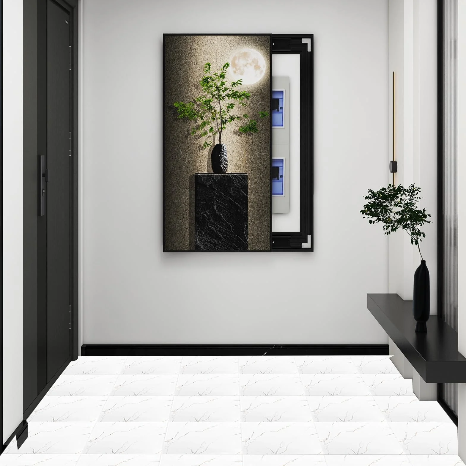 CYEER 40 sztuk / 3,6 m² samoprzylepne pokrycie gleby PCV 30 x 30 cm, samoprzylepny winyl biały marmur, samoprzylepne płytki do salonu, łazienki