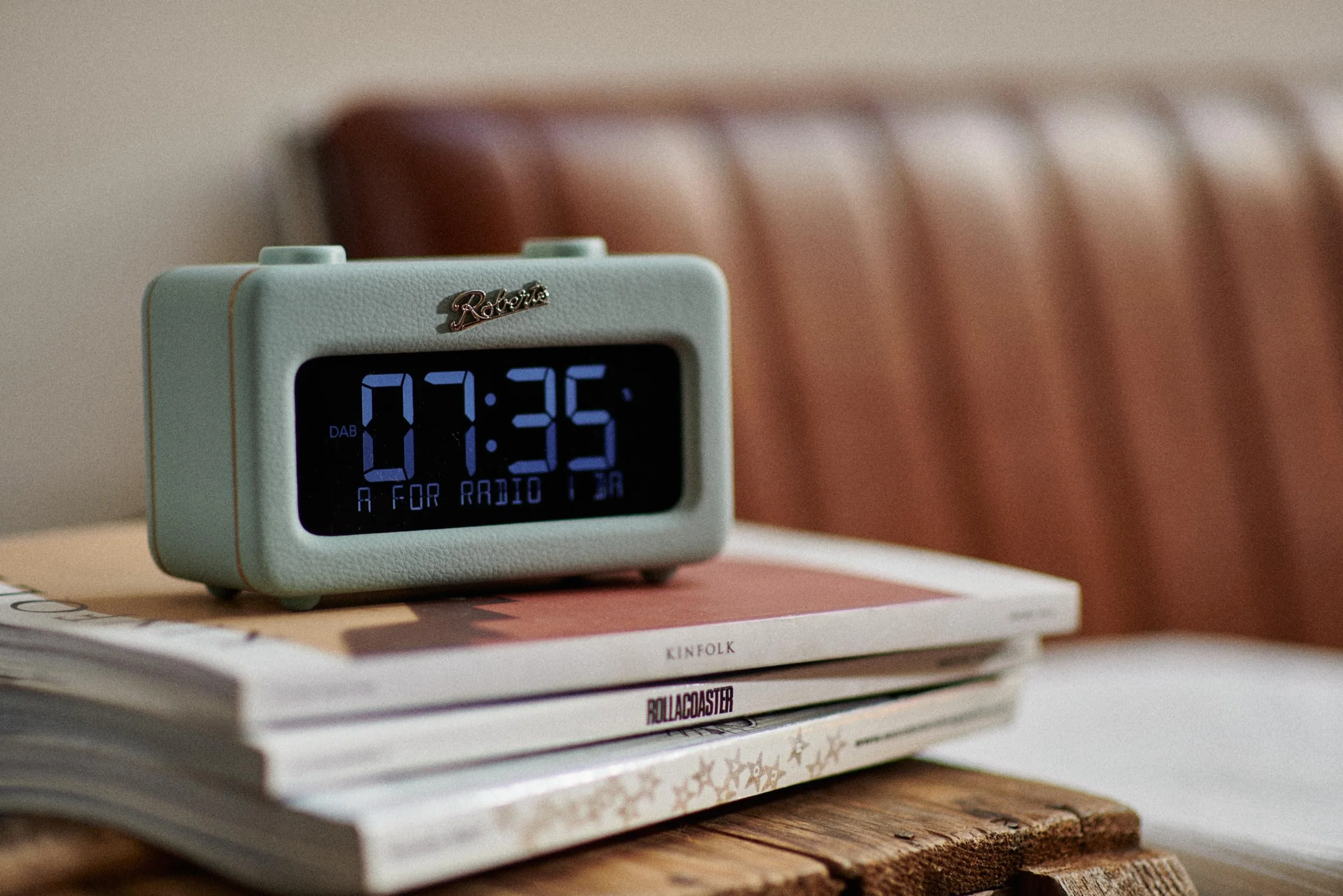 Retro budzik Dab+ FM Bluetooth Niebieski Revival Rest