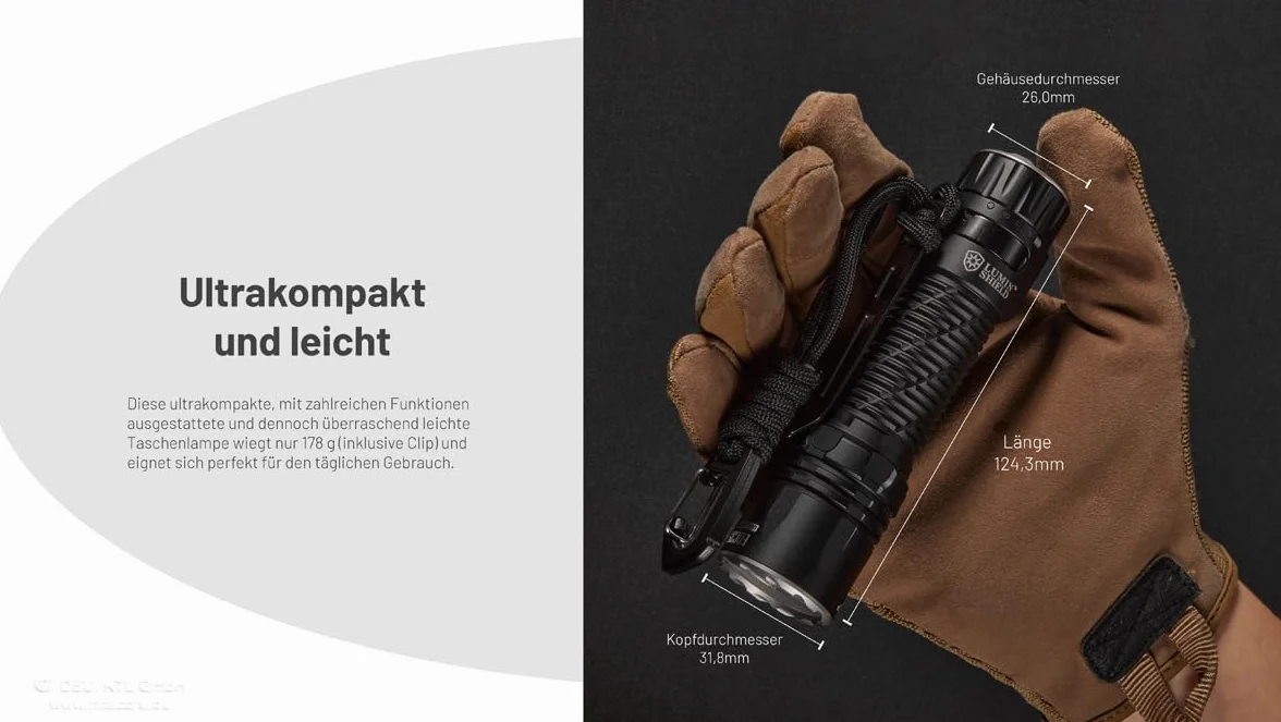 Nitecore EDC35-5000 lumenów, USB-C, bateria 6000 mAh, zasięg światła 550 m, wskaźnik baterii