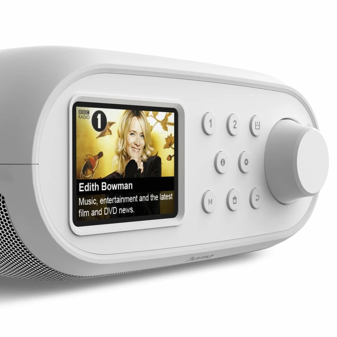 Hama DIR400 radio cyfrowe DAB+ Bluetooth FM Wi-Fi 2,4/5 GHz montaż podszafkowy biały