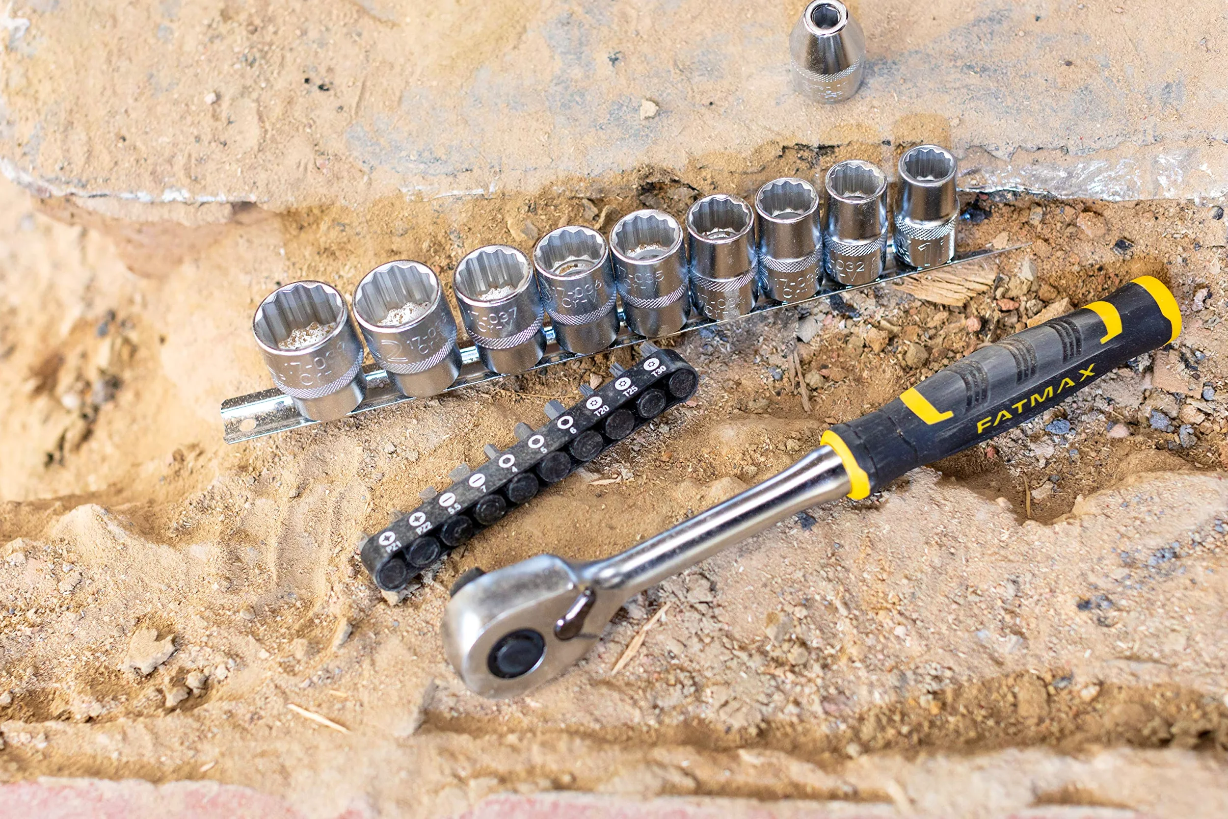 Stanley FatMax, 22-elementowy zestaw kluczy z grzechotką, FMMT82681-0