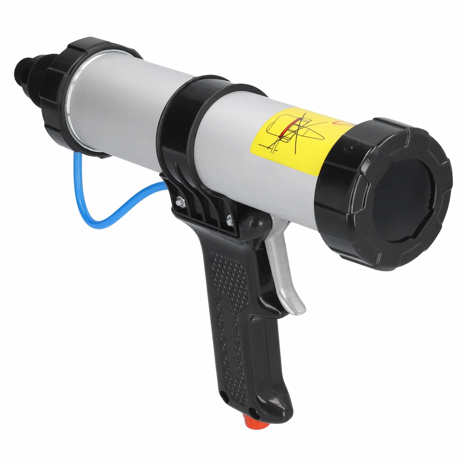 Pneumatyczny pistolet do uszczelniania Profesjonalny pistolet do klejenia na sprężone powietrze o dużej wytrzymałości z regulatorem ciśnienia do dekoracji budynków Przemysł