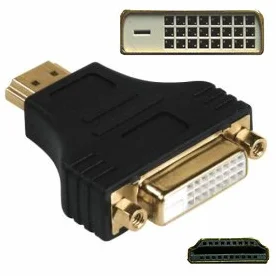 KALEA-INFORMATIC Adapter HDMI 19 Męski do DVI 24+1 żeński DVI-D