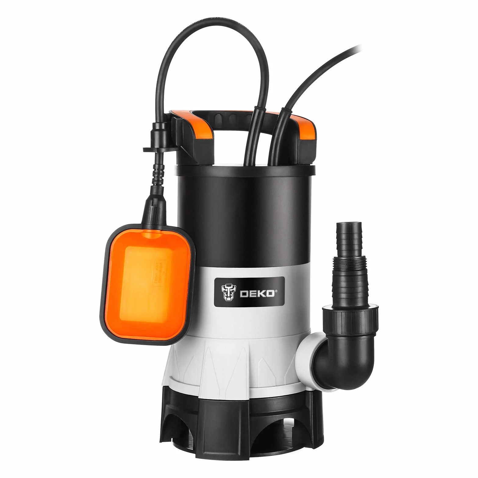 DEKO Pompa głębinowa 400 W 8000 l/h 7 m 35 mm z przełącznikiem pływakowym